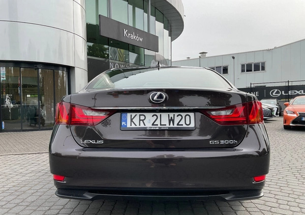 Lexus GS cena 99900 przebieg: 141675, rok produkcji 2014 z Kraków małe 596